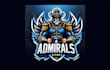 do creative admirals mascot logo with unlimited revisions
