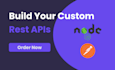 your nodejs developer for backend  API solutions