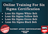 do lean six sigma certifications