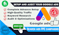 setup, optimize highly profitable PPC google ads campaign