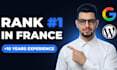 write high converting SEO french website content