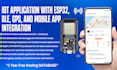 develop your iot application with esp32, ble, gps, and mobile app integration