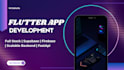 develop a high performance flutter app with scalable backend