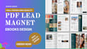 design PDF lead magnet, canva ebook design, workbook, lead magnet design