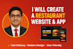 create restaurant website and app