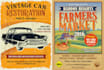 design retro flyer or poster