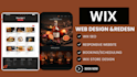 create wix website, redesign wixstudio and wix ecommerce online store