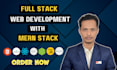 be full stack web developer for your mern stack website