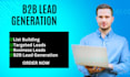 provide targeted b2b leads with email and contact info