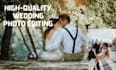 do wedding photo editing, culling and lightroom photo editing