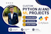 develop web app javascript java python ai ml data science programming projects