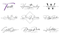 design handwriting, signature scripted, cursive, calligraphy