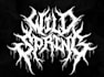 design death metal logo with texture and chrome effect