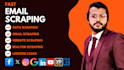 do email scraping, web scraping, website data scraping