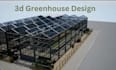 do 3d greenhouse design, terrace, garden, backyard with realistic rendering