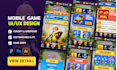 design professional 2d game UI and UX