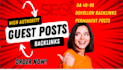 publish high da 90 general guest post with SEO  dofollow backlinks