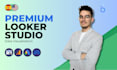 create premium looker studio, google data studio dashboard