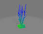 make 3d plants in blender with simple textures