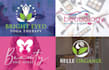 design cosmetics spa yoga health wellness beauty salon logo