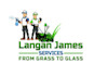 design window washing and basic lawn care logo