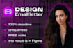 design a professional email newsletter