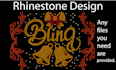 do rhinestone design and template