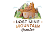 design mountain coaster adventure mining bears logo