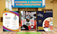 make a logistic flyer and brochure design in 6 hrs