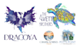 design a custom watercolor logo for your brand