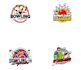 design modern bowling logo with one day delivery