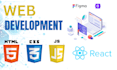 do web development in javascript and react