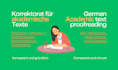 proofread your german academic thesis or paper