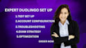 set up your duolingo