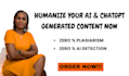manually proofread, rewrite humanize your ai and chat gpt generated content