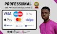 wix payment gateway integration integrate paypal apple pay wix API integration