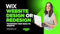 build wix website design and redesign, wix ecommerce or wix website development