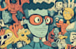 create doodle illustration, cartoon and nft art
