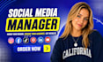 your social media manager and content creator, instagram marketing manager