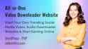 develop all social media video and audio downloader website