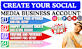 create professional business page