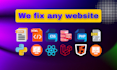 fix any website professional bug fixing error solving expert