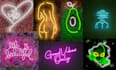 design led neon signs for cnc laser cutting and acrylic production