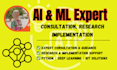 do machine learning, ai solutions, python programming and data analysis