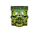 design weed fertilizer label superhero theme logo