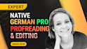 professionally proofread your german texts, documents, or manuscripts