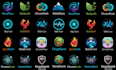 design favicon, app icon and web icon and logo