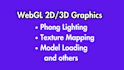 design interactive 2d 3d webgl visuals for any project