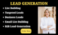 do targeted b2b lead generation, linkedin lead generation
