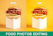 edit and retouch your food images professionally